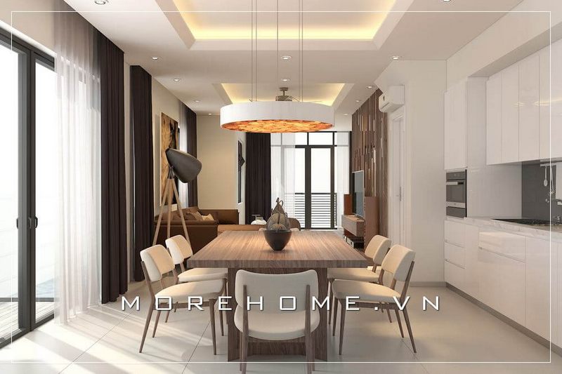 17 mẫu thiết kế nội thất chung cư đẹp, đẳng cấp nhà thiết kế nội thất MOREHOME